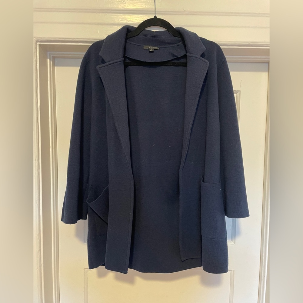 J. Crew Knit Blazer - Navy - Size M